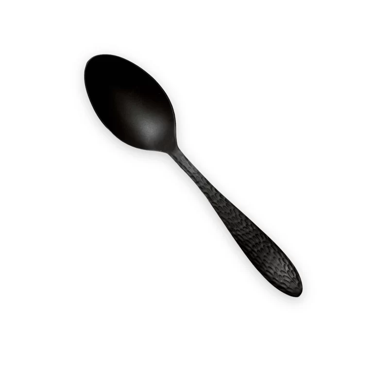 Rocher Spoon Texture Handle - Large - jet black
